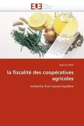 la fiscalité des coopératives agricoles