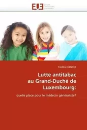 Lutte antitabac au grand-duché de luxembourg: