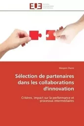 Sélection de partenaires dans les collaborations d'innovation