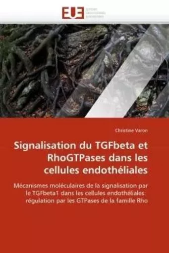 Signalisation du tgfbeta et rhogtpases dans les cellules endothéliales -  VARON-C - UNIV EUROPEENNE