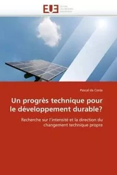 Un progrès technique pour le développement durable?