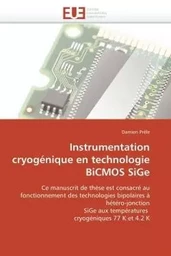 Instrumentation cryogénique en technologie bicmos sige