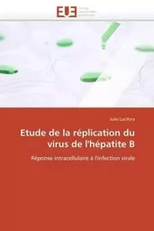 Etude de la réplication du virus de l'hépatite b