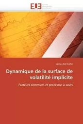 Dynamique de la surface de volatilité implicite