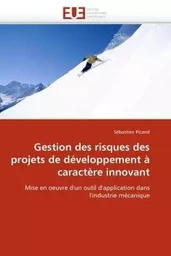 Gestion des risques des projets de développement à caractère innovant