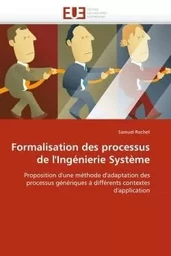 Formalisation des processus de l''ingénierie système