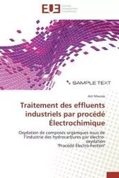 Traitement des effluents industriels par procédé Électrochimique