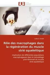 Rôle des macrophages dans la régénération du muscle strié squelettique