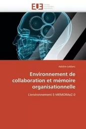 Environnement de collaboration et mémoire organisationnelle