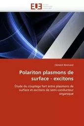 Polariton plasmons de surface - excitons