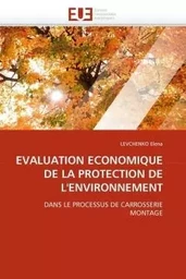 Evaluation economique de la protection de l''environnement