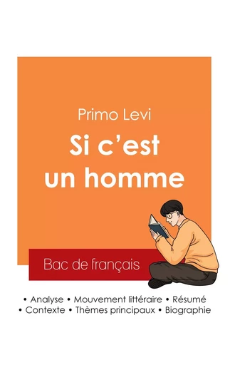 Réussir son Bac de français 2025 : Analyse de l'autobiographie Si c'est un homme de Primo Levi - Primo Levi - BAC DE FRANCAIS