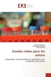 Sondes rédox pour les anions