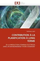 Contribution à la planification à long terme