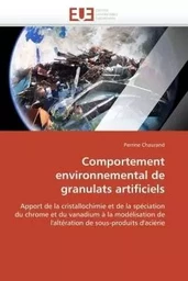 Comportement environnemental de granulats artificiels