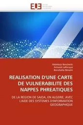 Realisation d''une carte de vulnerabilite des nappes phreatiques