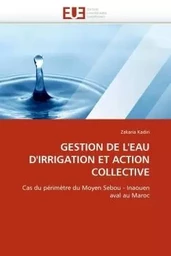 Gestion de l''eau d''irrigation et action collective