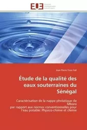 Étude de la qualité des eaux souterraines du sénégal