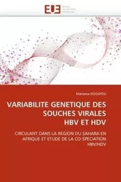 Variabilite genetique des souches virales hbv et hdv