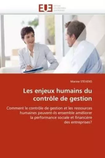 Les enjeux humains du contrôle de gestion -  STEVENS-M - UNIV EUROPEENNE