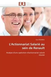 L''actionnariat salarié au sein de renault