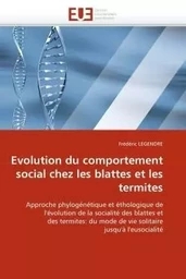 Evolution du comportement social chez les blattes et les termites