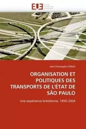 Organisation et politiques des transports de l''état de são paulo