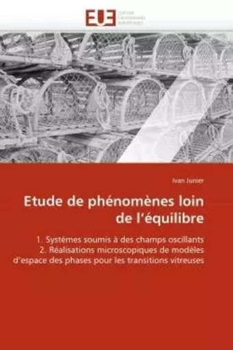 Etude de phénomènes loin de l''équilibre -  JUNIER-I - UNIV EUROPEENNE