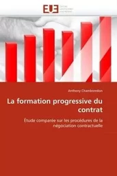 La formation progressive du contrat