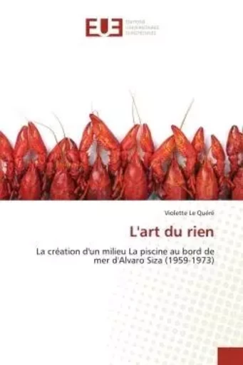 L'art du rien - Violette Le Quéré - UNIV EUROPEENNE