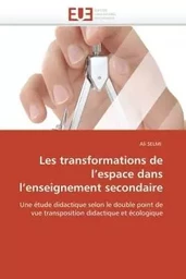 Les transformations de l espace dans l enseignement secondaire