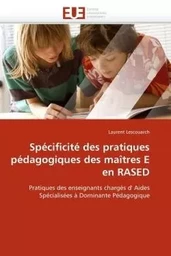 Spécificité des pratiques pédagogiques des maîtres e en rased