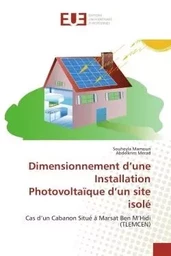 Dimensionnement d'une Installation Photovoltaïque d'un site isolé