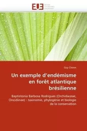 Un exemple d''endémisme en forêt atlantique brésilienne