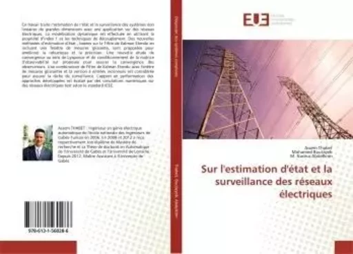 Sur l'estimation d'etat et la surveillance des reseaux electriques - Assem Thabet, - UNIV EUROPEENNE