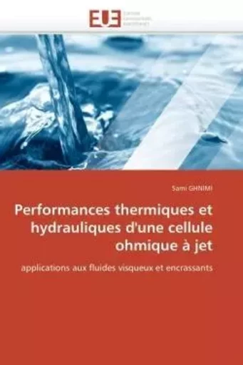 Performances thermiques et hydrauliques d'une cellule ohmique à jet -  GHNIMI-S - UNIV EUROPEENNE