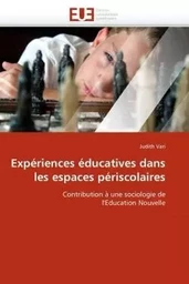 Expériences éducatives dans les espaces périscolaires