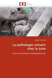 La pathologie urinaire chez la truie