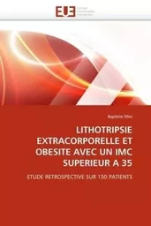 Lithotripsie extracorporelle et obesite avec un imc superieur a 35