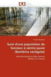 Suivi d''une population de sonneur à ventre jaune (bombina variegata)