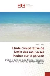 Etude comparative de l'effet des mauvaises herbes sur le poivron