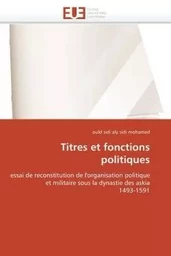 Titres et fonctions politiques