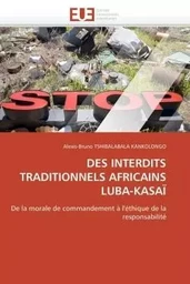 Des interdits traditionnels africains luba-kasaï