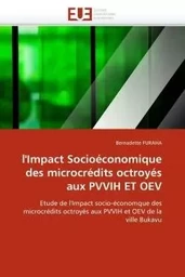 L''impact socioéconomique des microcrédits octroyés aux pvvih et oev