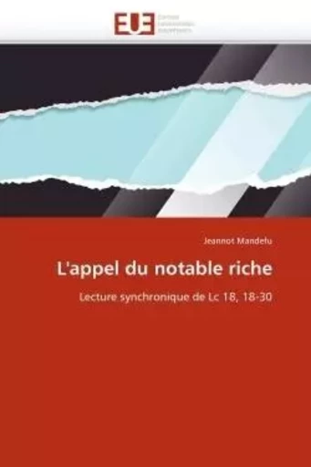 L''appel du notable riche -  MANDEFU-J - UNIV EUROPEENNE