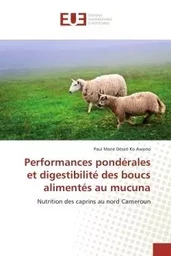 Performances pondérales et digestibilité des boucs alimentés au mucuna