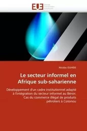 Le secteur informel en afrique sub-saharienne