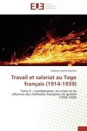 Travail et salariat au Togo français (1914-1939)