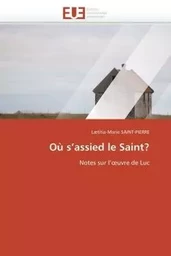 Où s assied le saint?