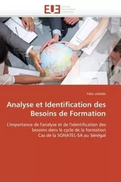 Analyse et identification des besoins de formation